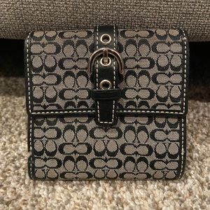 Black Coach Wallet